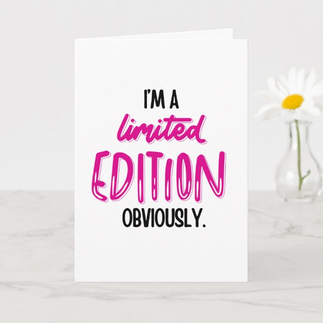 Funny Sarcastic Self-Love Quote Card (Small Plant)