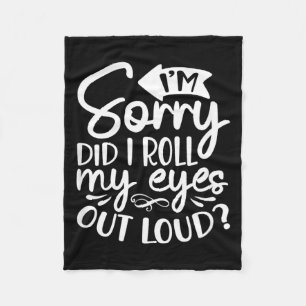 Funny Sarcastic Speak The Truth Offensive Quote Fleece Blanket