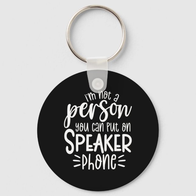 Funny Sarcastic Speak The Truth Offensive Quote Keychain (Front)