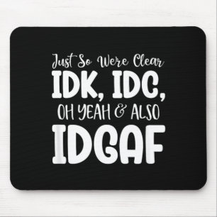 Funny Sarcastic Speak The Truth Offensive Quote Mouse Pad