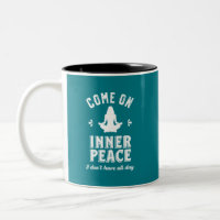 Funny Sarcastic Yoga Meditation Inner Peace Zen