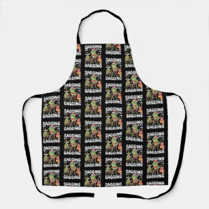 Funny SarcasticChristmas Sagging But Still Gagging Apron