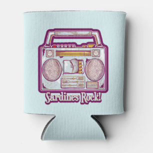 Funny sardines tin stereo can cooler