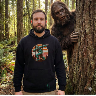 Funny Sasquatch Bigfoot Dabbing Personalized Hoodie