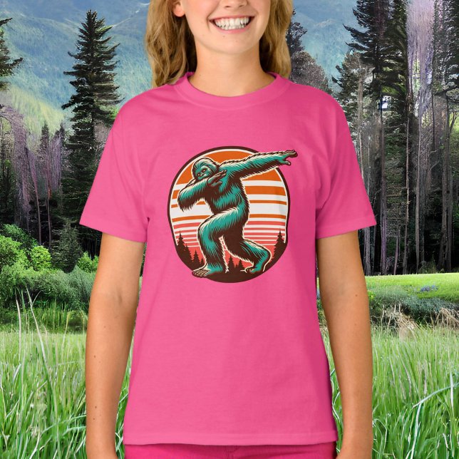 Funny Sasquatch Bigfoot Dabbing Personalized T-Shirt (Creator Uploaded)