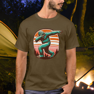 Funny Sasquatch Bigfoot Dabbing Personalized T-Shirt