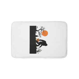 Funny Sasquatch Bigfoot Halloween Costume T-shirt Bath Mat