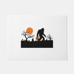 Funny Sasquatch Bigfoot Halloween Costume T-shirt Doormat