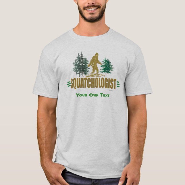 Funny Sasquatching, Sasquatch Hunter's T-Shirt (Front)