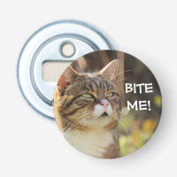 Funny Sassy Cat with Attitude Bite Me