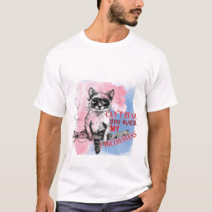 Funny Sassy Raccoon Sunglasses Watercolor Art Post T-Shirt