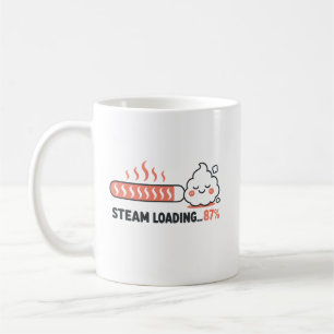 Funny Sauna Lover Coffee Mug - Steam Loading 87%