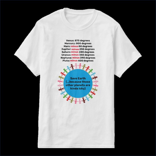 Funny Save Earth T-Shirt (Creator Uploaded)