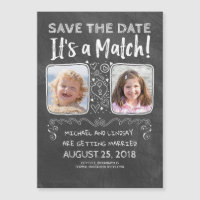 Funny Save the Date - It's a Match