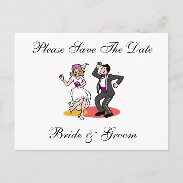 Funny Save The Date Postcards (Front)