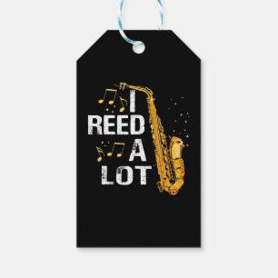 Funny Saxophone Gift Tags