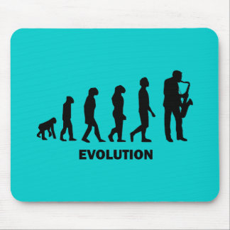 funny saxophone player mouse pad