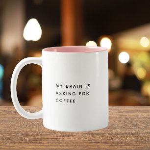 Funny Saying Coworker Elegant Simple  Two-Tone Coffee Mug