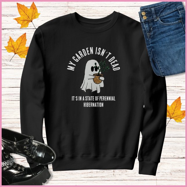 Funny Saying Cute Ghost Gardener Sweatshirt (Creator Uploaded)