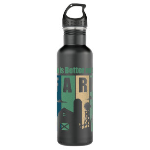 Funny Saying Farmer Agriculture Farm Animal 710 Ml Water Bottle