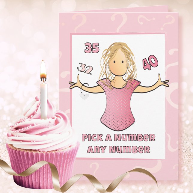 Funny Saying Female Cartoon Sassy 40th Birthday  Card (Creator Uploaded)