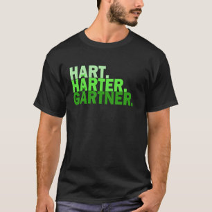 Funny Saying Hard Hardener Gardener Green Lawn Pro T-Shirt