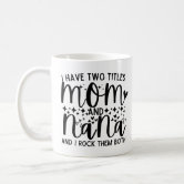 Mamaw Cause I'm Way Too Cool To Be Called Grandma Red Plaid Funny Mother's  Day Front & Back Coffee Mug