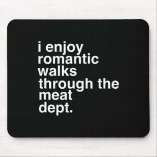 Funny Saying Meat Bacon Beef Grilling Bbq Lover Gi Mouse Pad