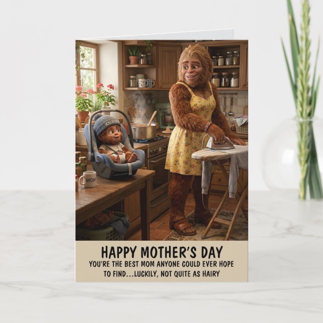 Funny Saying Mother's Day Card (Front)