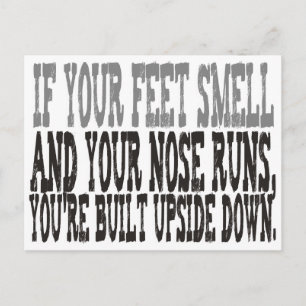 Funny saying postcard