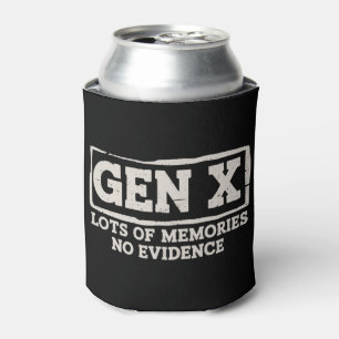 Funny Saying Sarcastic Gen X Lots of Memories No  Can Cooler