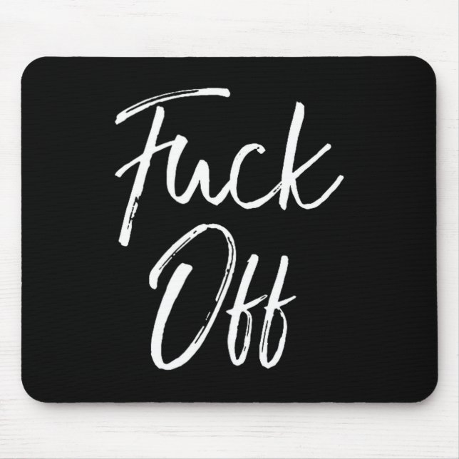 Funny Saying Sarcastic Quote Loner Joke Gift For O Mouse Pad (Front)