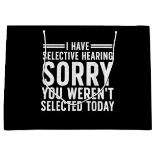 Funny Sayings Art For Sarcastic People Men Women S Large Gift Bag