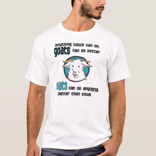 Funny Sayings on Goat T-shirt
