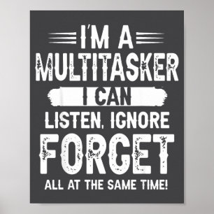 Funny Sayings People Men Women Gag Sarcasm I Am Mu Poster