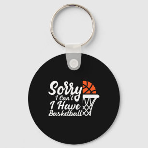 Funny Sayings Sorry I Can't I Have Sketll Design  Keychain