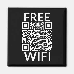 Funny Scan Free Wifi Trump Dancing Prank Qr Presid Magnet
