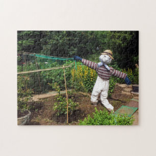 Funny scarecrow jigsaw puzzle