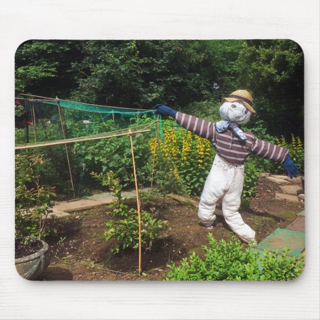 Funny scarecrow mouse pad (Front)