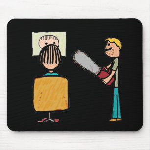 Funny Scary Barber Sweeney Todd Mouse Pad