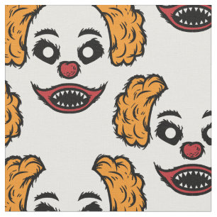 Funny Scary Clown Thunder_Cove Fabric