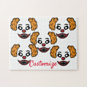 Funny Scary Clown Thunder_Cove  Jigsaw Puzzle