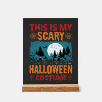 Funny Scary Halloween Costume Graveyard Moon Graph