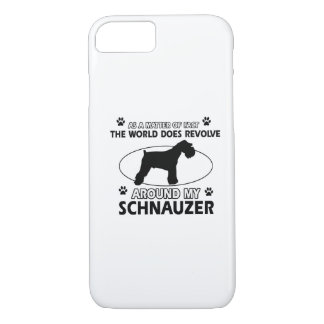 funny SCHNAUZER designs iPhone 8/7 Case