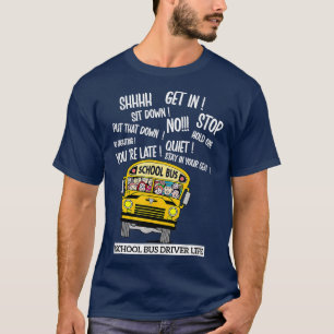 Funny School Bus Driver Cool School Bus Driver For T-Shirt