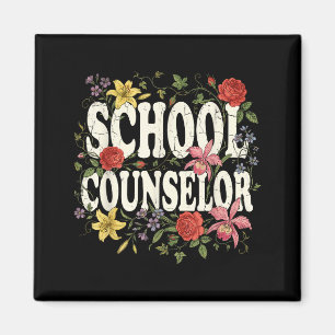 Funny school counselor appreciation women magnet
