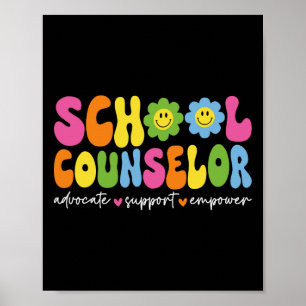 Funny School Counselor Back To School Counseling T Poster