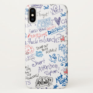 Funny School Doodles and Sayings Case-Mate iPhone Case
