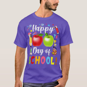 Funny School Happy 100th Day Of School T-Shirt