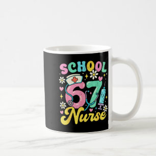 Funny School Nurse 67 Cute Medical Meme Design  Coffee Mug